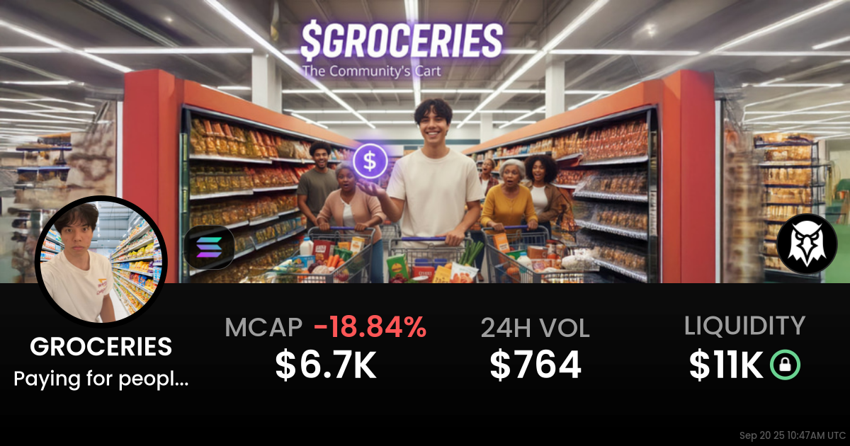 Paying for people’s groceries (GROCERIES)
