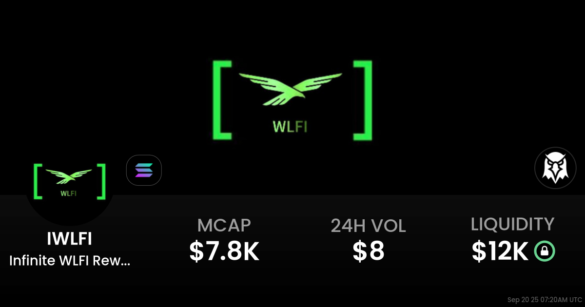 Infinite WLFI Rewards (IWLFI)