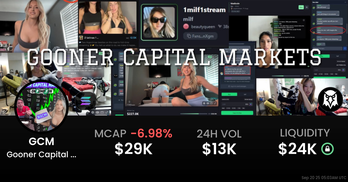 Gooner Capital Markets (GCM)