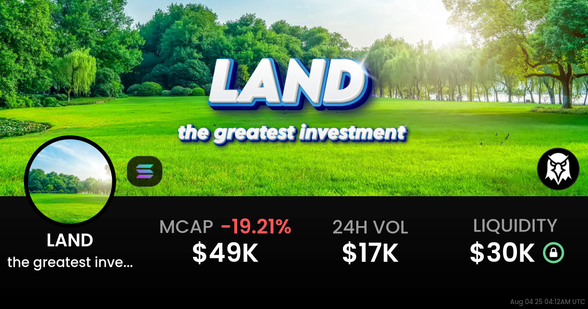 the greatest investment (LAND)