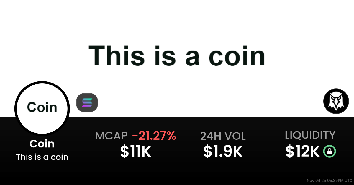 This is a coin (Coin)