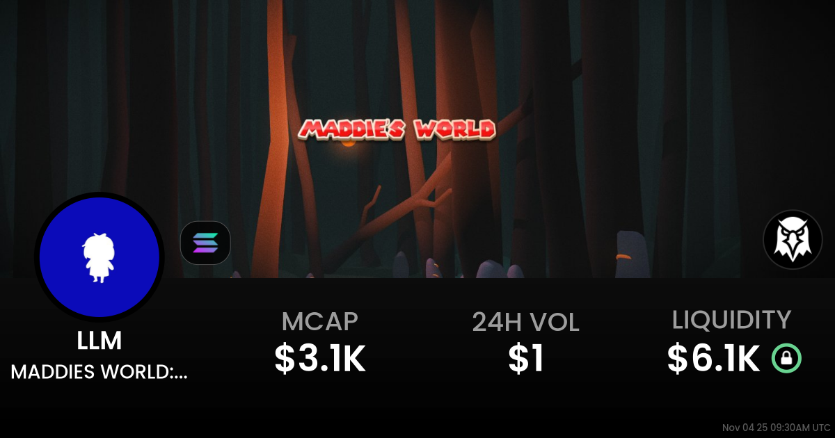 MADDIES WORLD: LONG LIVE MADDIE (LLM)
