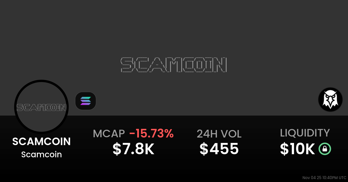 Scamcoin (SCAMCOIN)