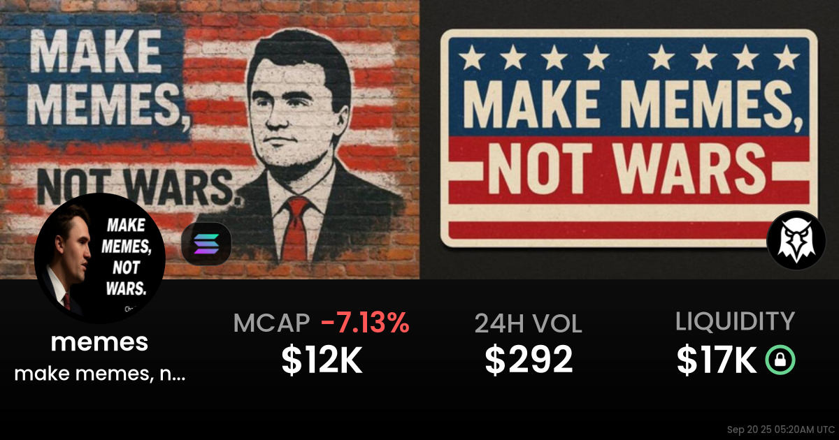 make memes, not wars (memes)