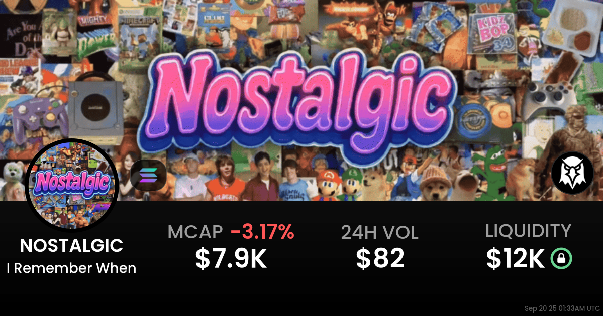 I Remember When (NOSTALGIC)