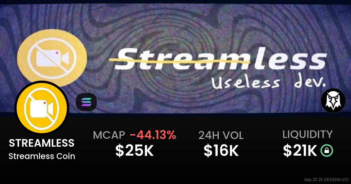 Streamless Coin (STREAMLESS)