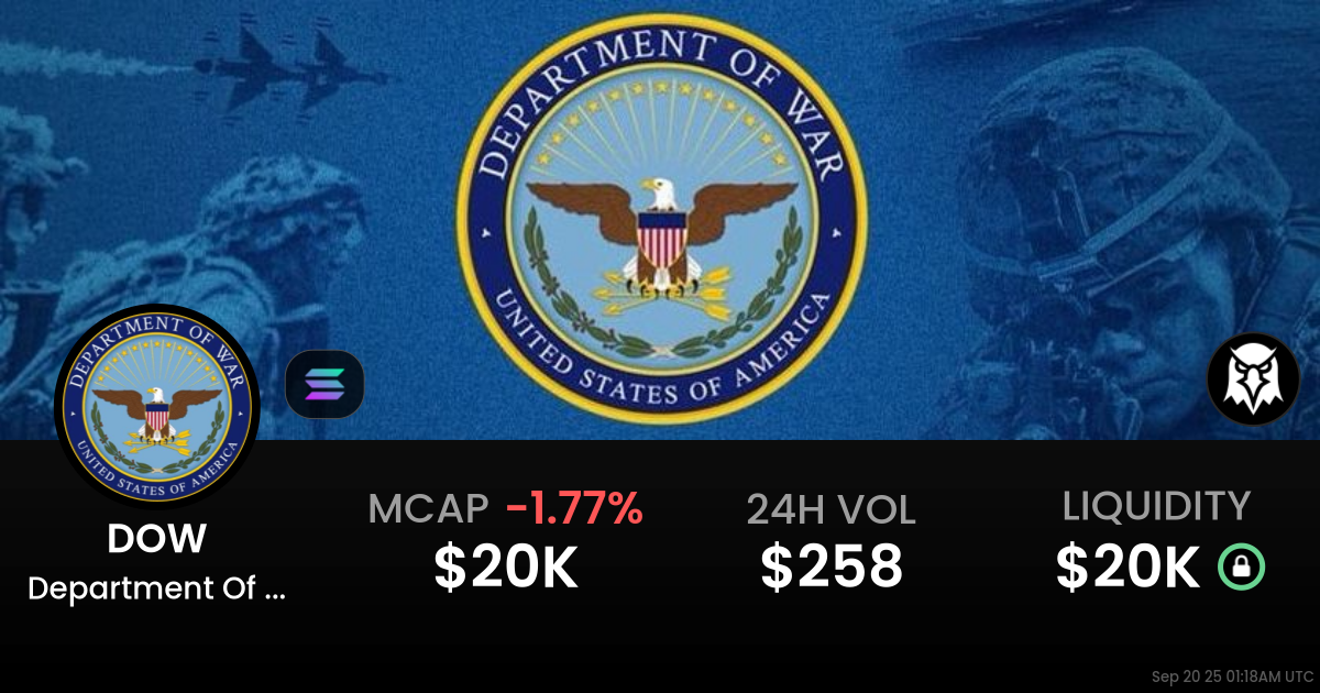 Department Of War (DOW)
