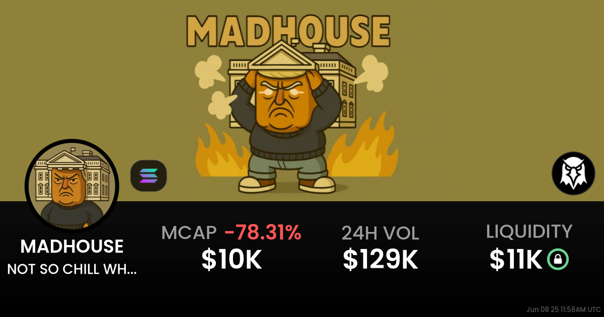 NOT SO CHILL WHITEHOUSE (MADHOUSE)