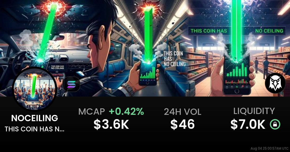 THIS COIN HAS NO CEILING (NOCEILING)