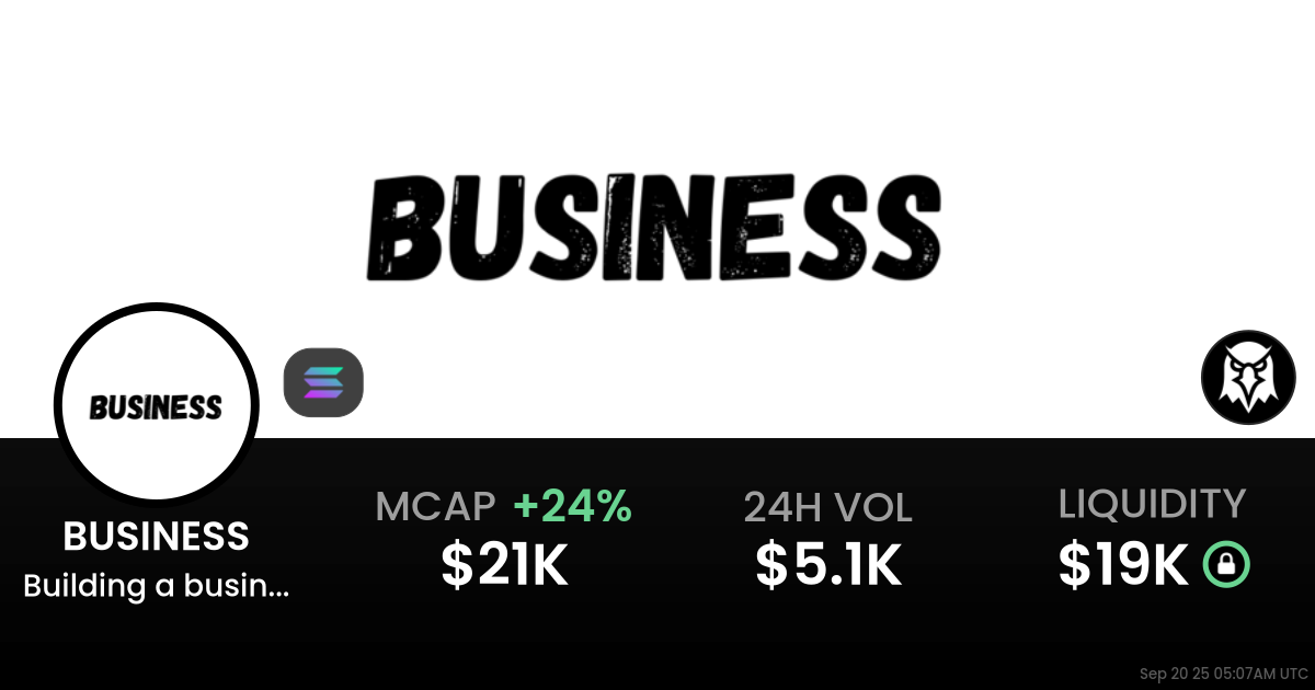 Building a business from scratch (BUSINESS)