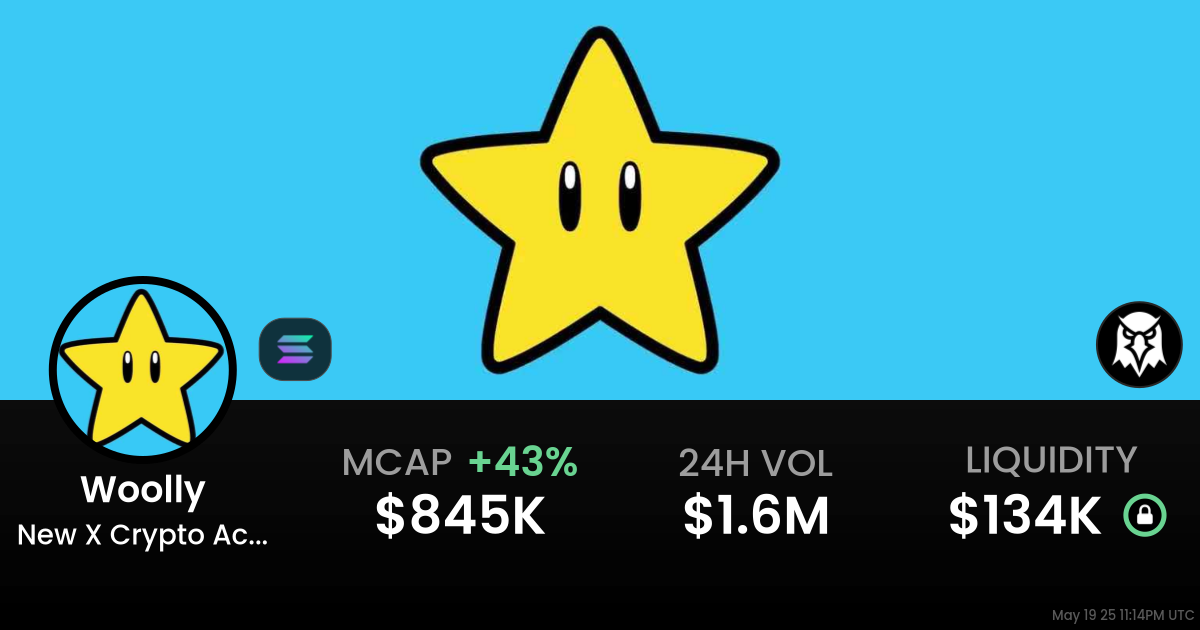 New X Crypto Account (Woolly)