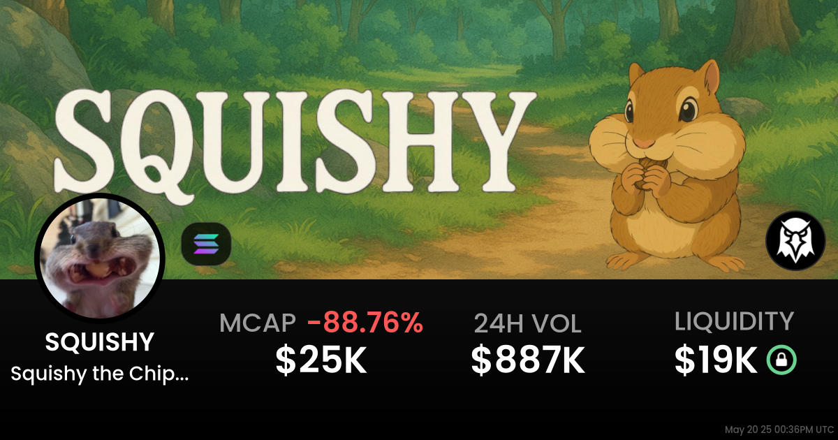 Squishy the Chipmunk (SQUISHY)