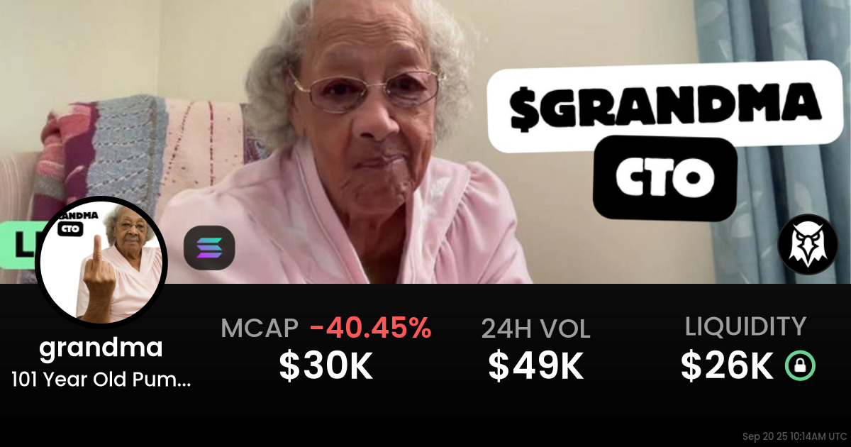 101 Year Old Pumpfun Livestreamr (grandma)