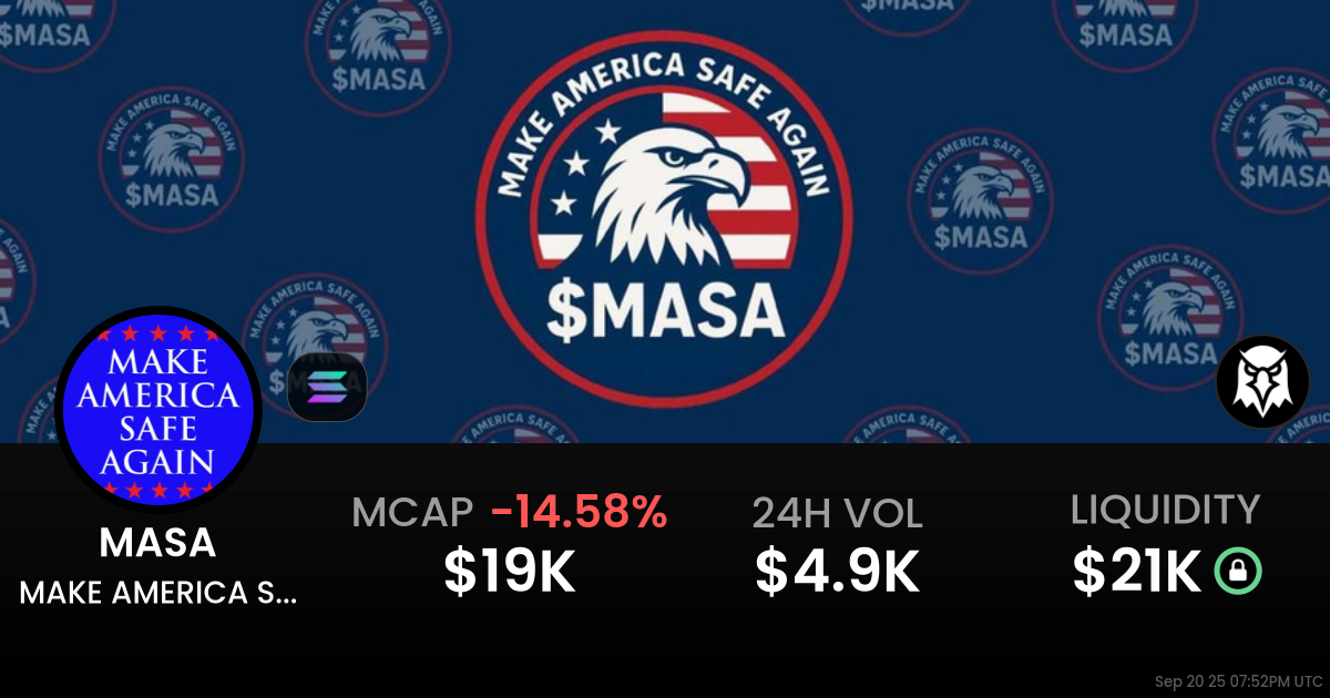 MAKE AMERICA SAFE AGAIN (MASA)