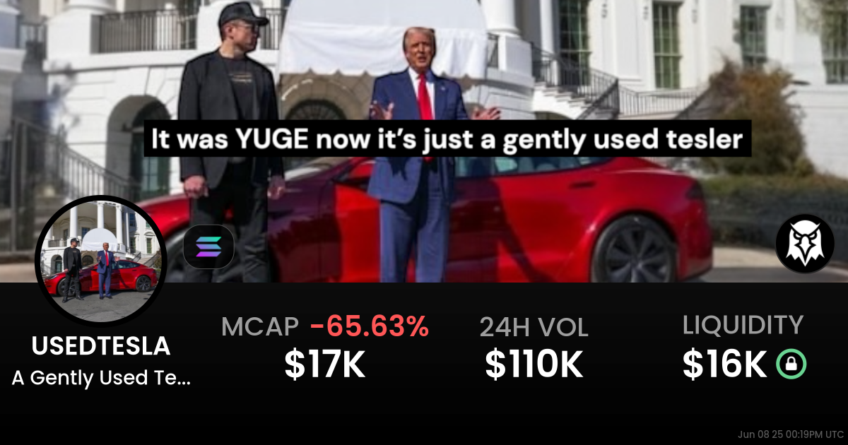 A Gently Used Tesla (USEDTESLA)