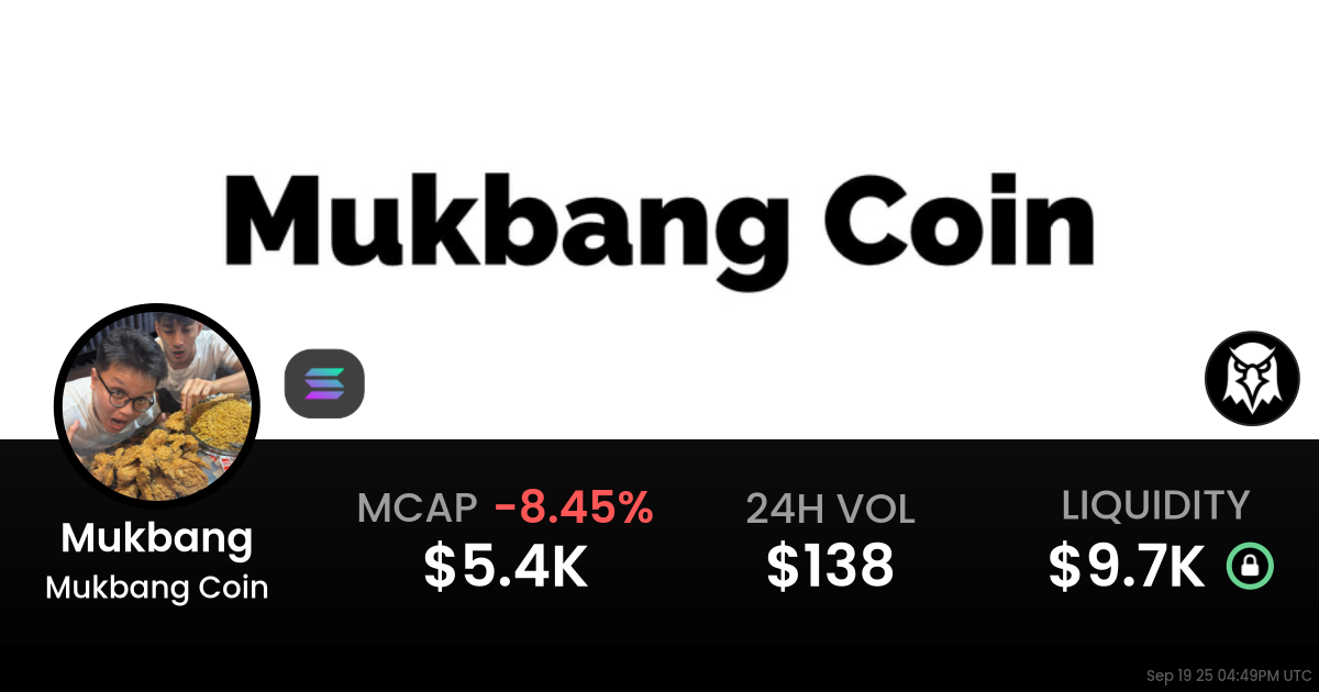 Mukbang Coin (Mukbang)
