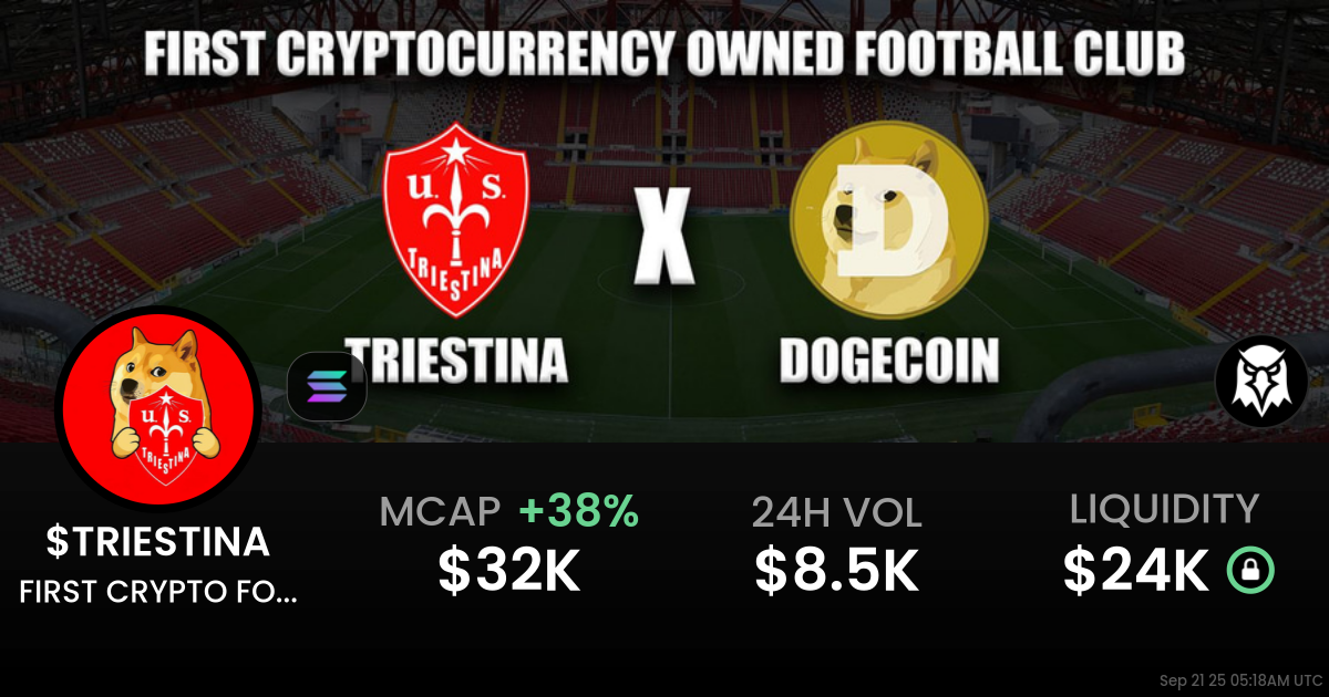 FIRST CRYPTO FOOTBALL CLUB  ($TRIESTINA)