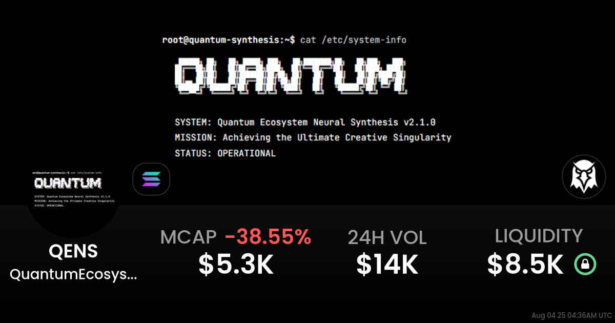 QuantumEcosystemNeuralSynthesis (QENS)
