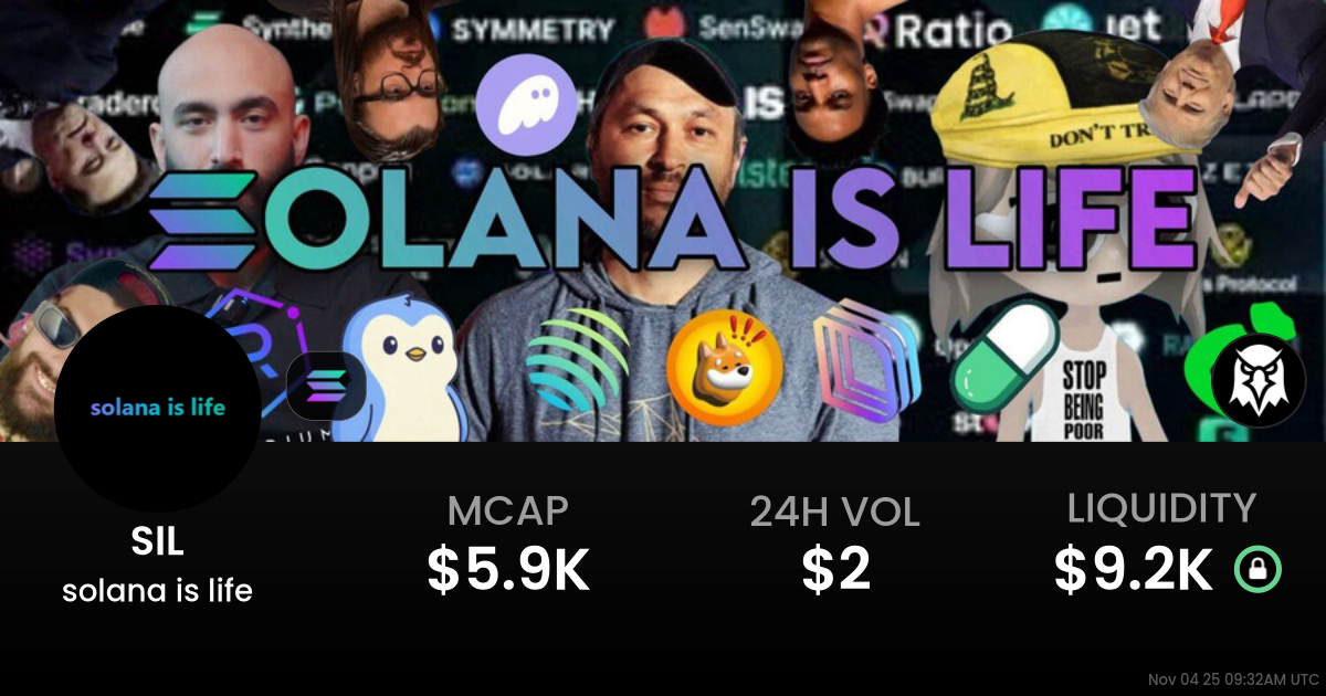 solana is life (SIL)
