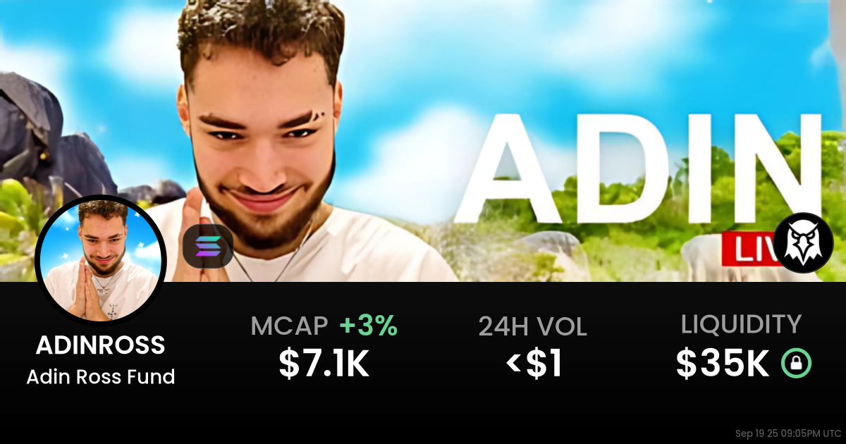 Adin Ross Fund (ADINROSS)