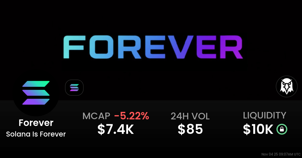 Solana Is Forever (Forever)