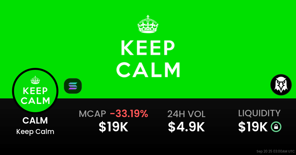 Keep Calm (CALM)