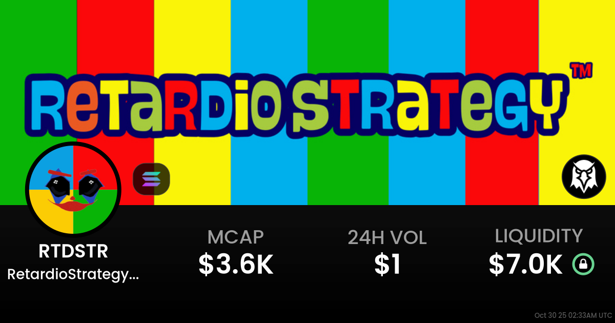 RetardioStrategy™ (RTDSTR)