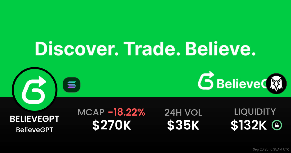 BelieveGPT (BELIEVEGPT)