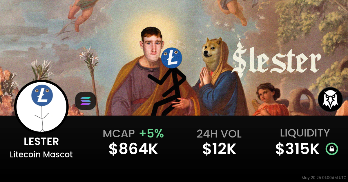Litecoin Mascot (LESTER)