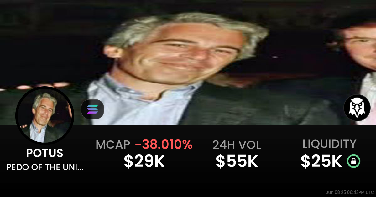 PEDO OF THE UNITED STATES (POTUS)