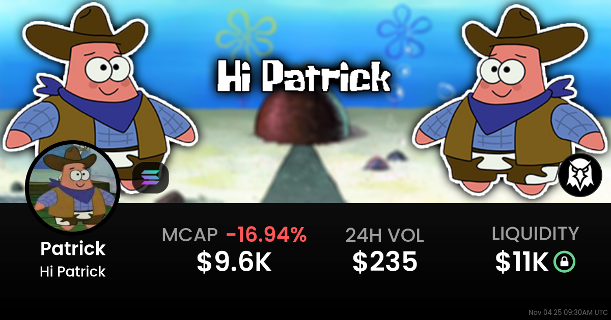 Hi Patrick (Patrick)