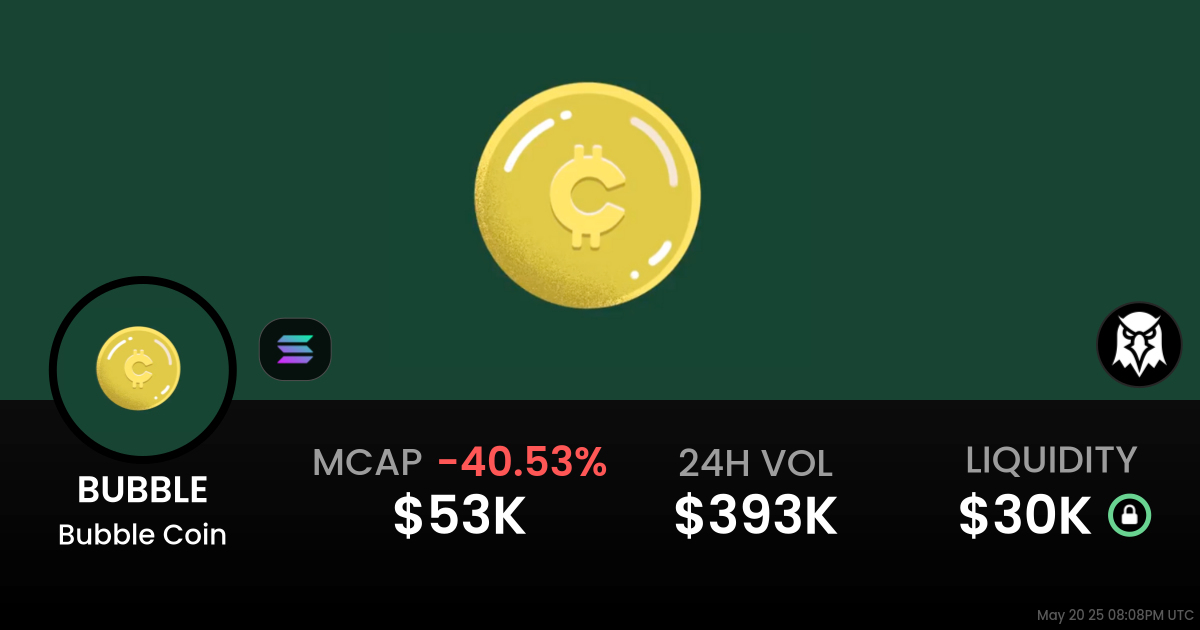 Bubble Coin (BUBBLE)