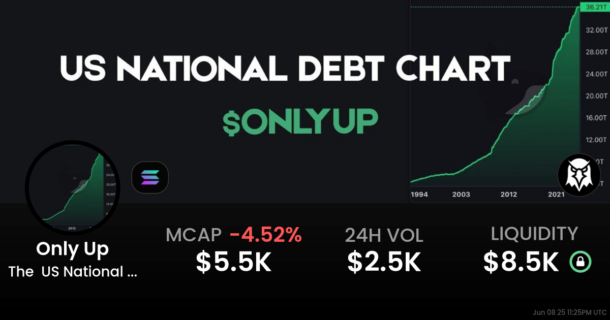 The  US National  Debt Chart (Only Up)