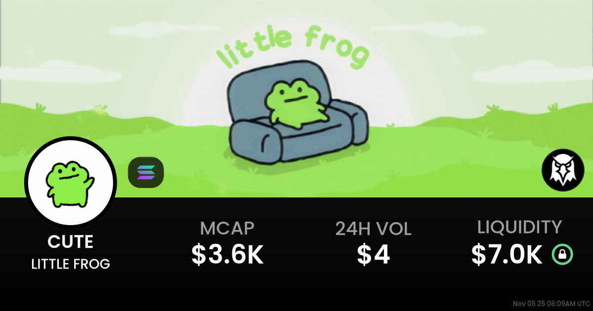 LITTLE FROG (CUTE)