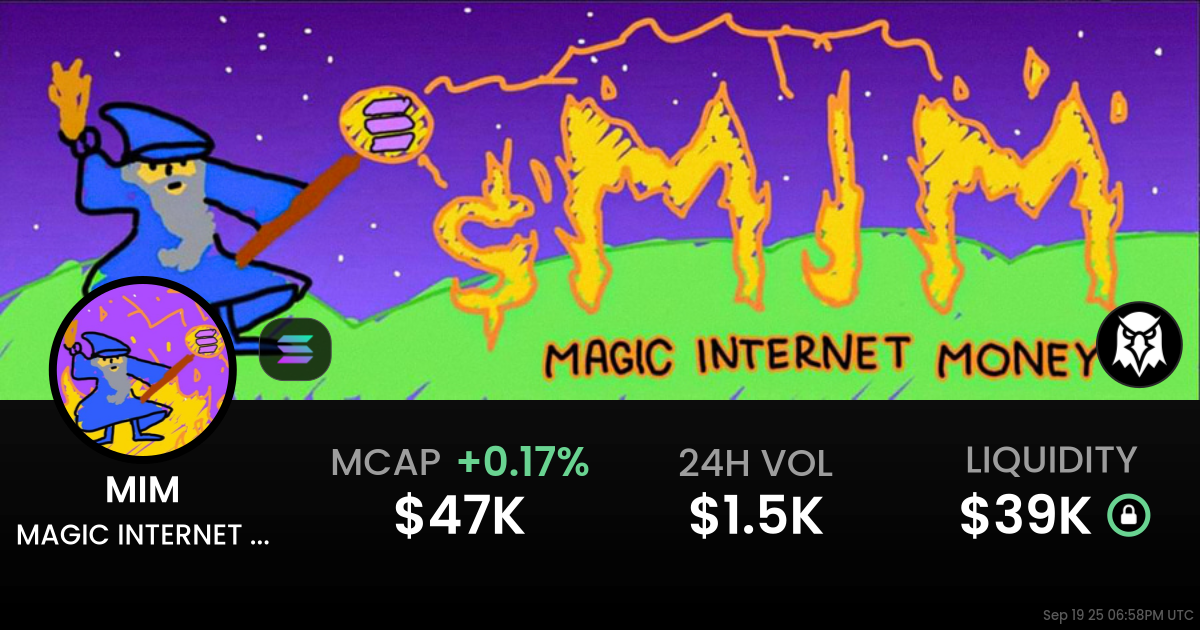 MAGIC INTERNET MONEY (MIM)