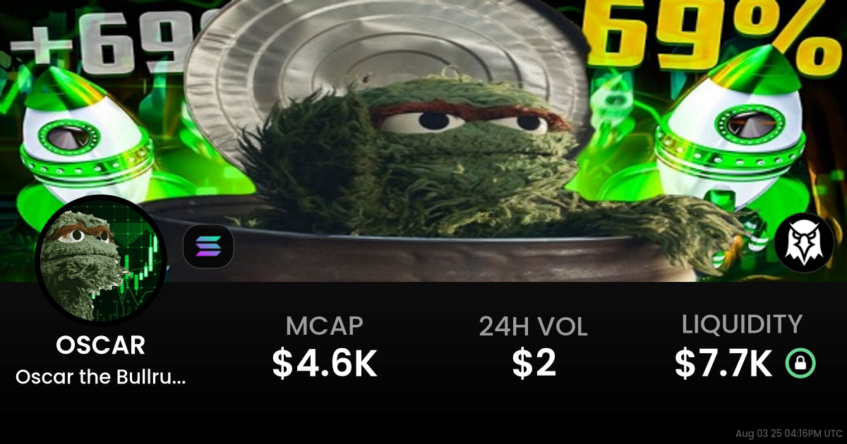 Oscar the Bullrun Grouch (OSCAR)