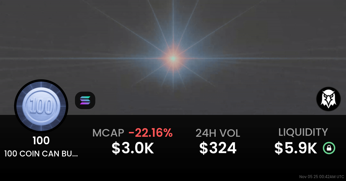 100 COIN CAN BUY LAMBO (100)