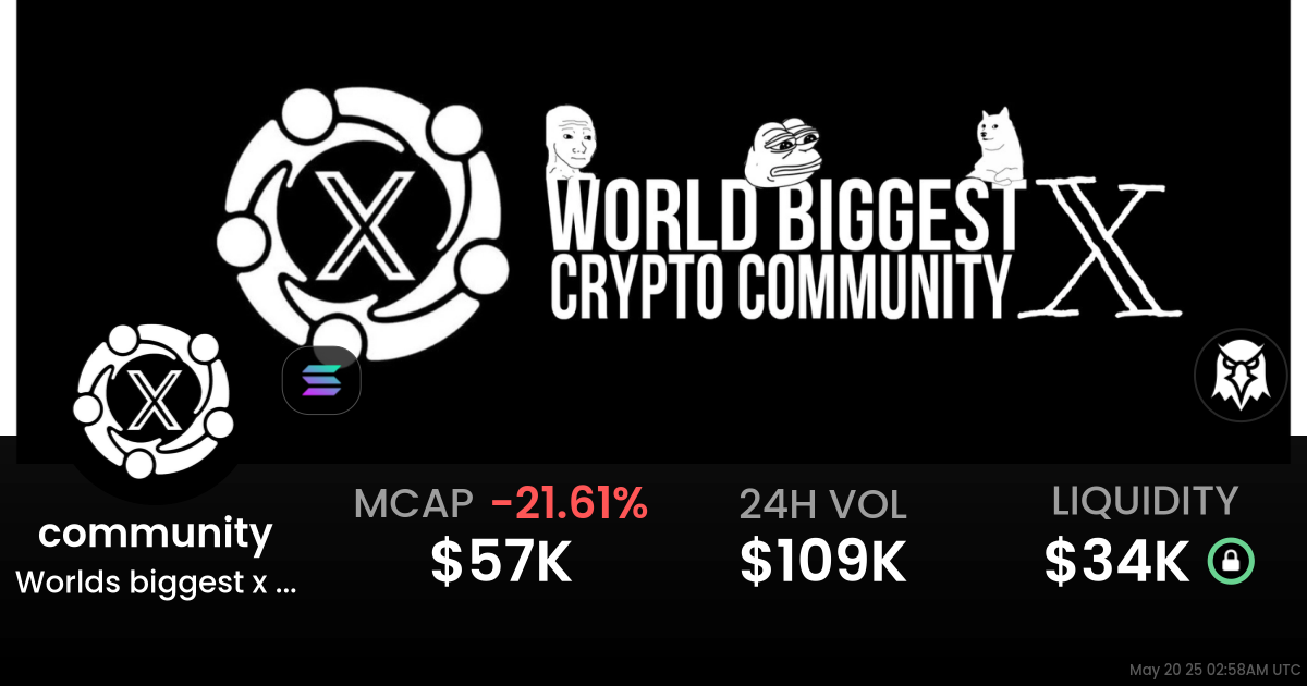 Worlds biggest x crypto com (community)