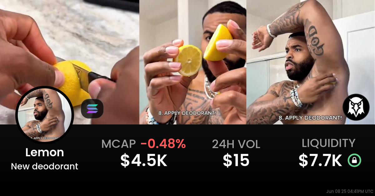 New deodorant (Lemon)
