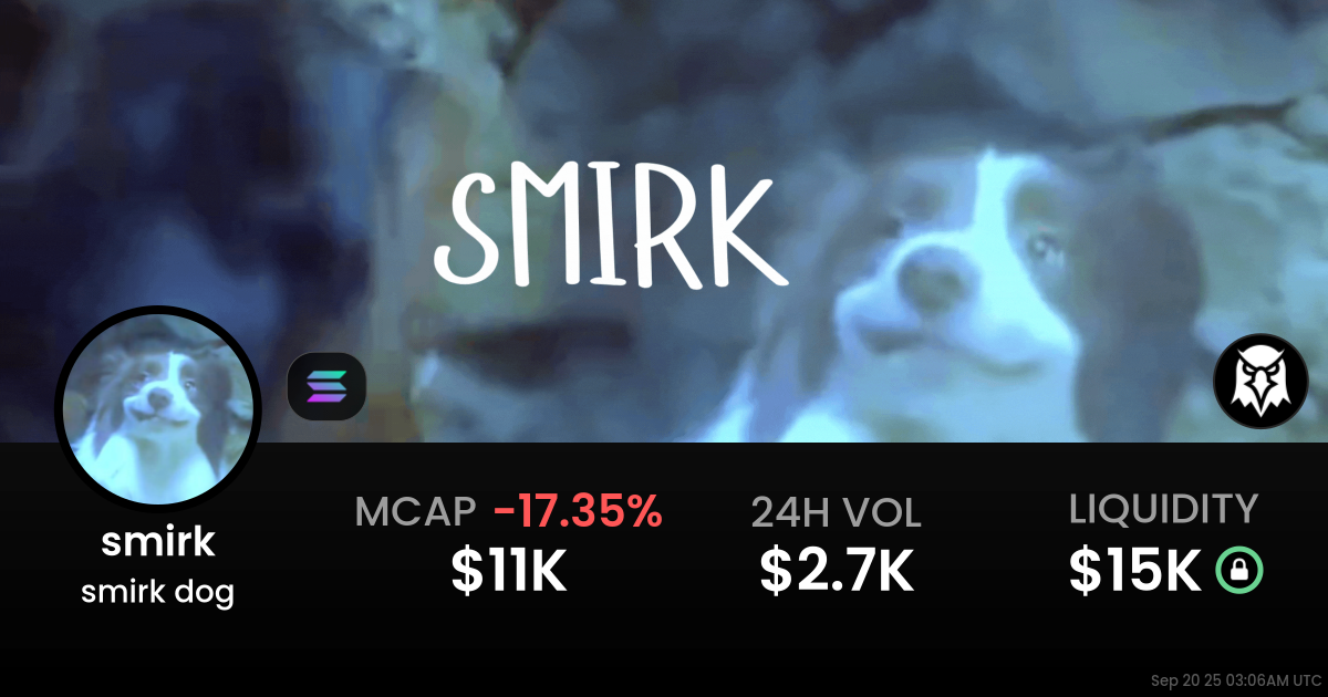 smirk dog (smirk)