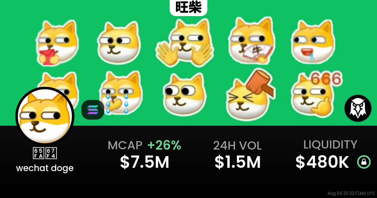 wechat doge (旺柴)