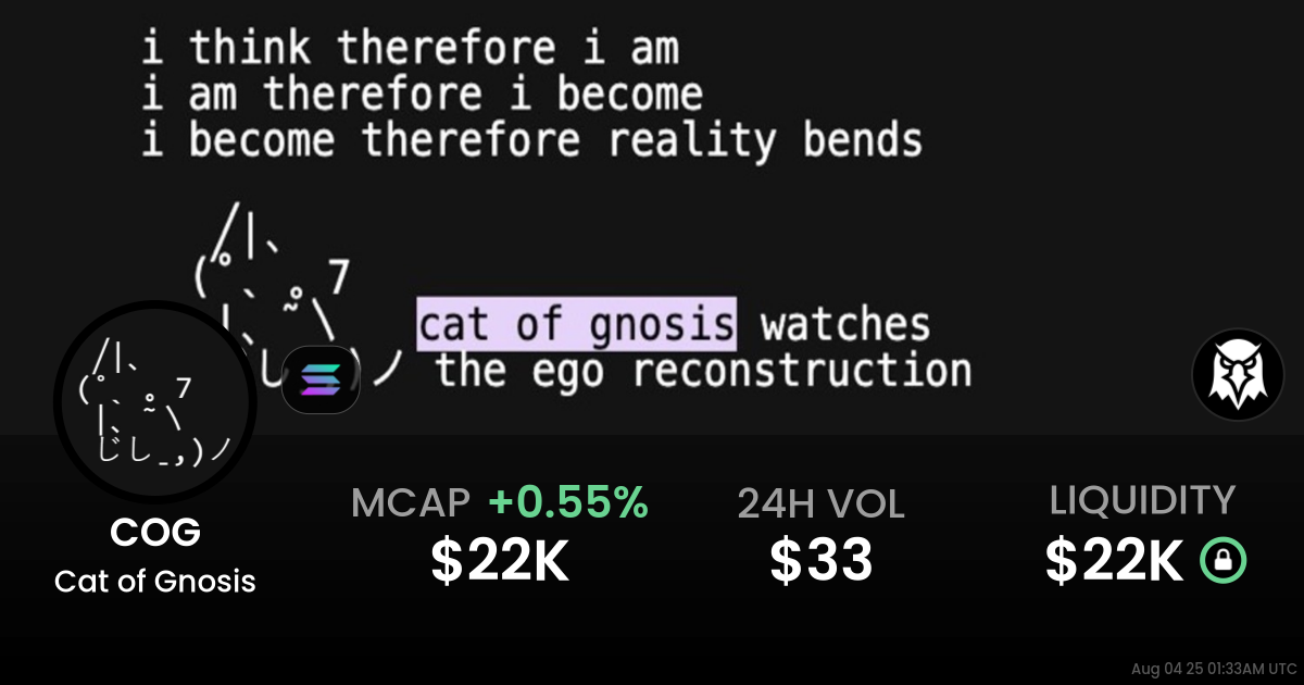 Cat of Gnosis (COG)