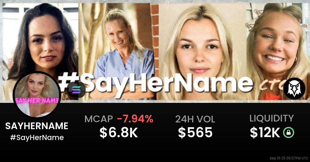 #SayHerName (SAYHERNAME)