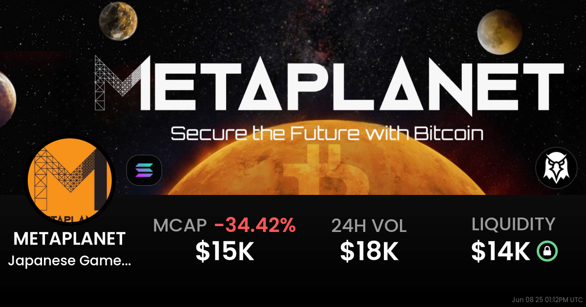 Japanese Gamestop (METAPLANET)