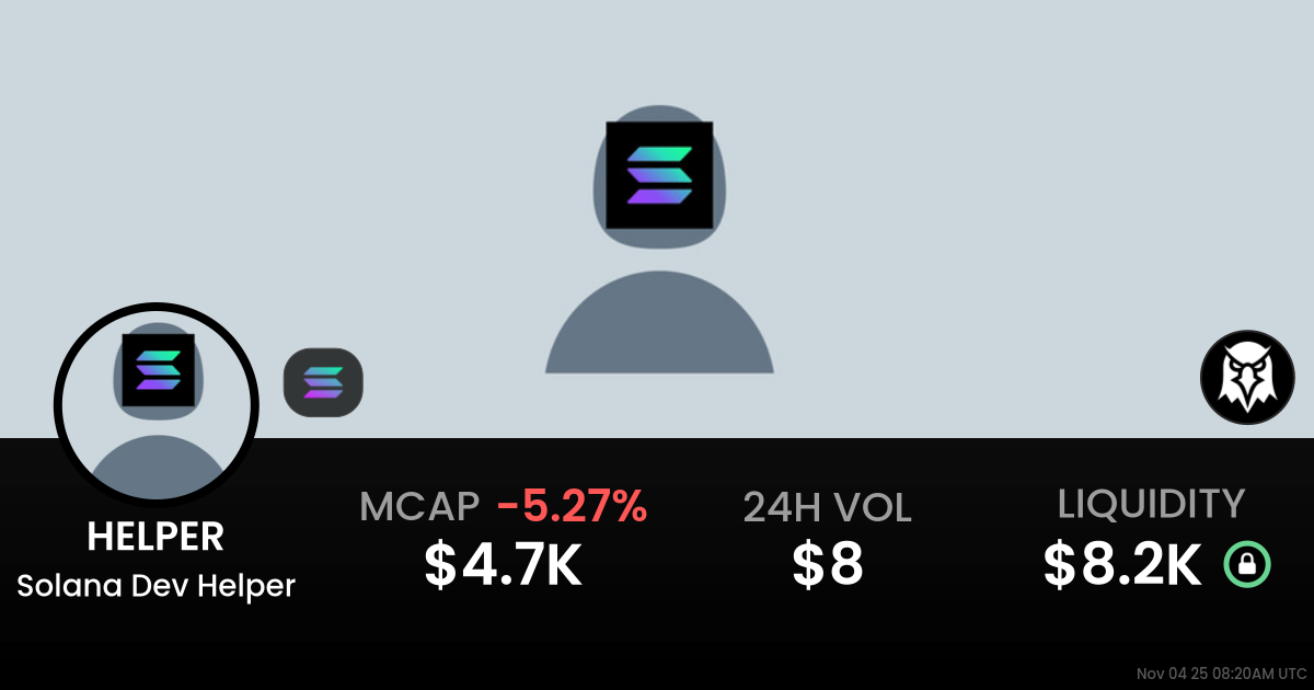 Solana Dev Helper (HELPER)