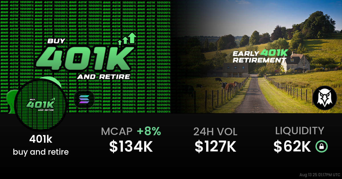 buy and retire (401k)