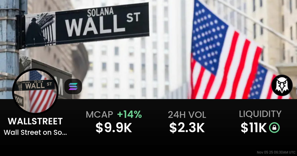 Wall Street on Solana (WALLSTREET)