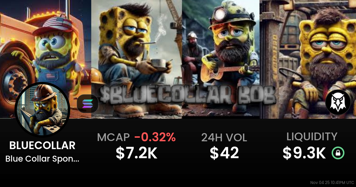 Blue Collar Sponge Bob (BLUECOLLAR)