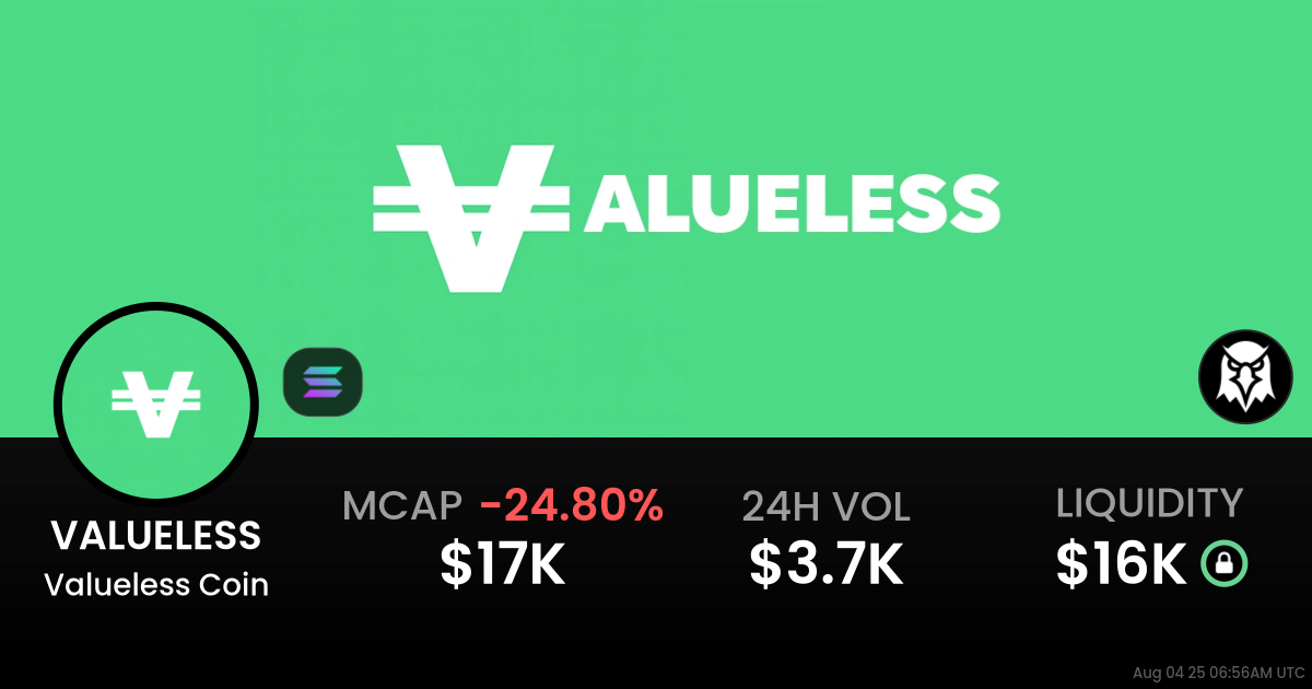 Valueless Coin (VALUELESS)