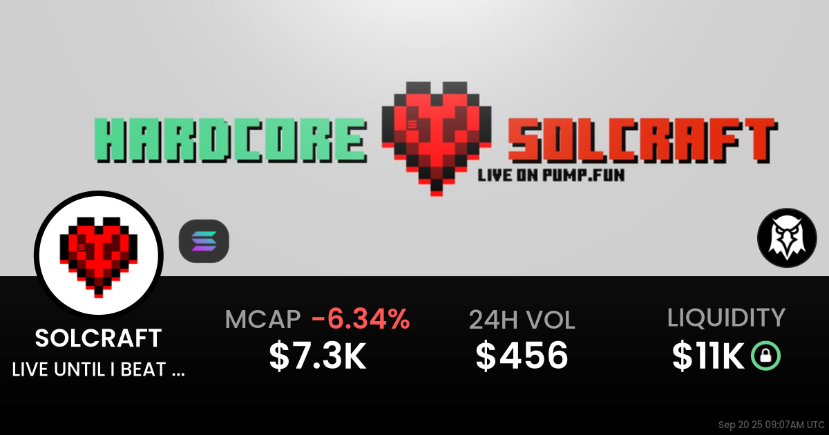 LIVE UNTIL I BEAT MINECRAFT (SOLCRAFT)